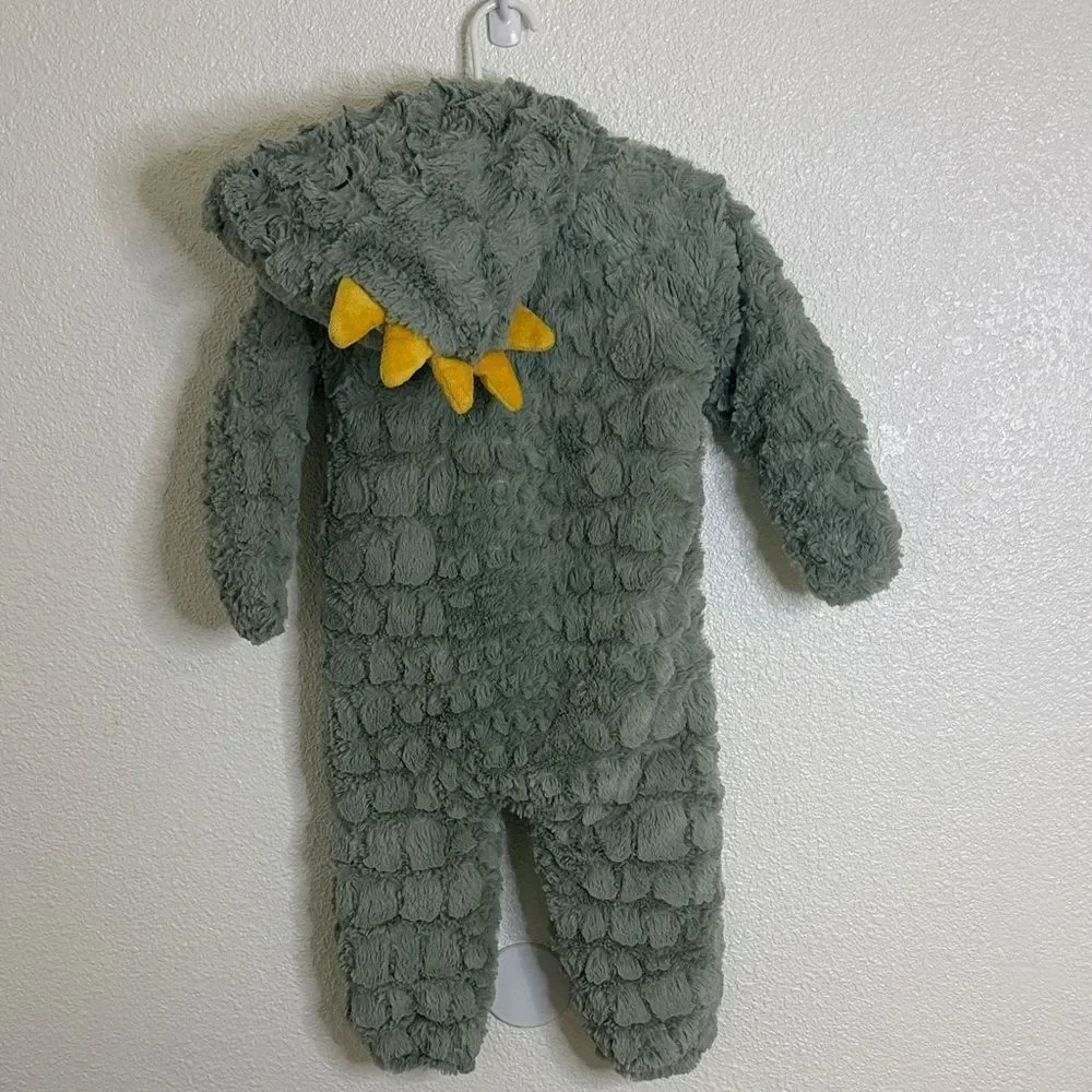 Cozy Green Kids Dino One Piece- 18-24months